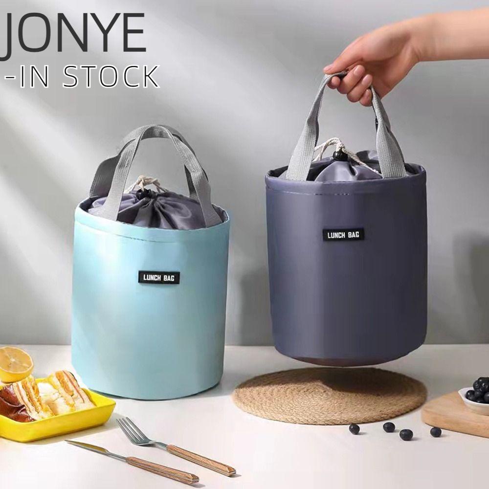 JONYE Insulated Thermal Bag Round Travel Kid Student Storage Bag