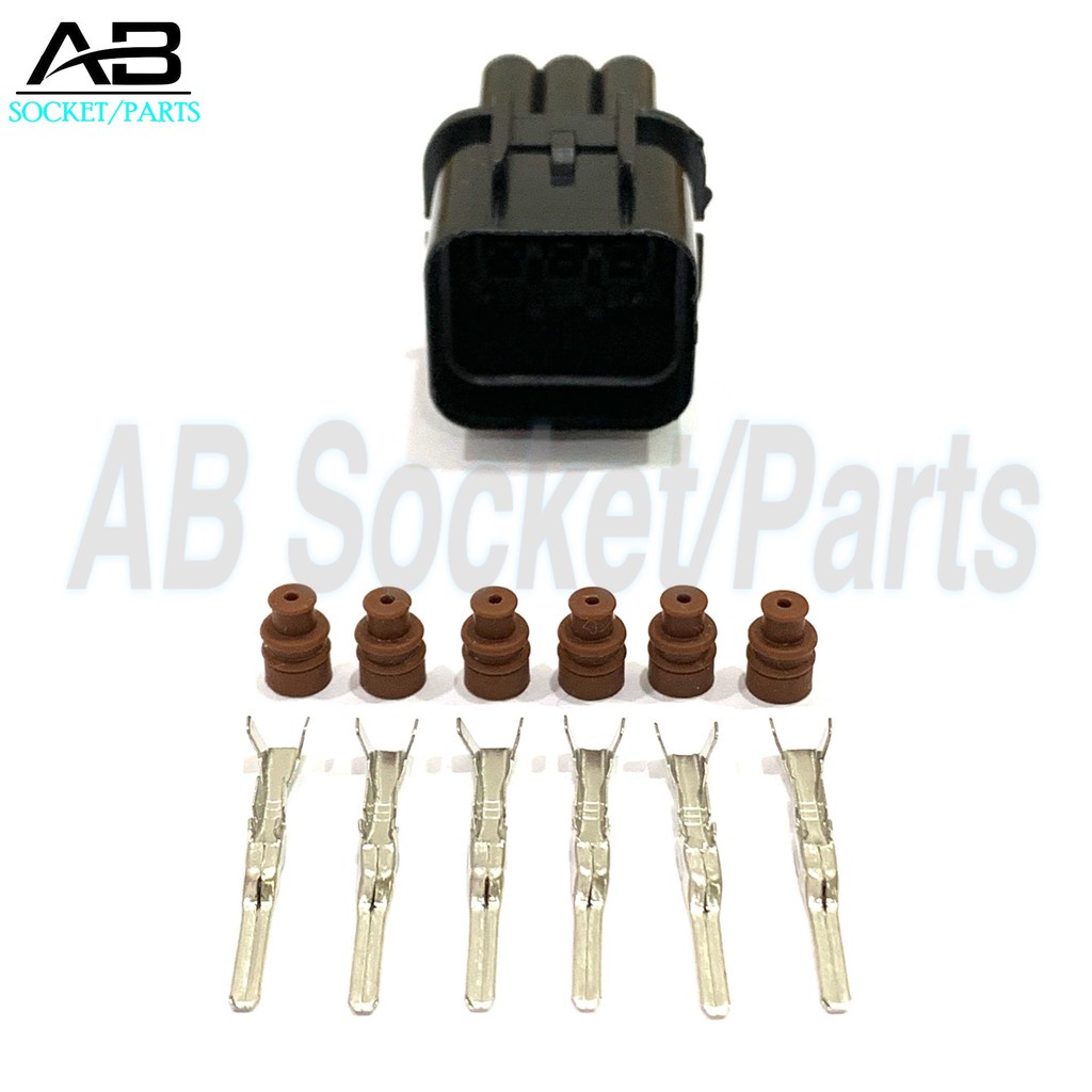 6 Pin Mitsubishi EVO Injector Ballast Resistor Delete (Bypass) PLUG