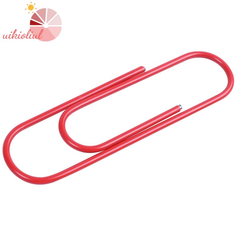 Super Large Paper Clips Vinyl Coated, 30 Pack 4 Inch Assorted Color