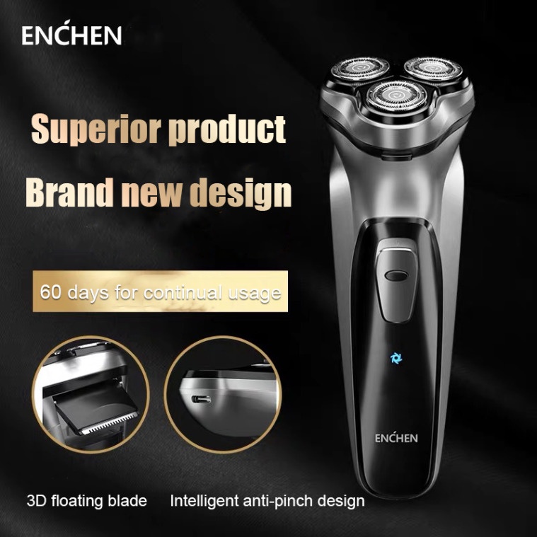 ENCHEN BlackStone 3D Automatic Anti-Pinch Electric Shaver | Shopee ...