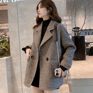 Middle-aged Mother's Winter Clothing Western Style Jacket 2021 New  Middle-aged And Elderly Women's Winter Fashion Woolen Coat - Wool & Blends  - AliExpress