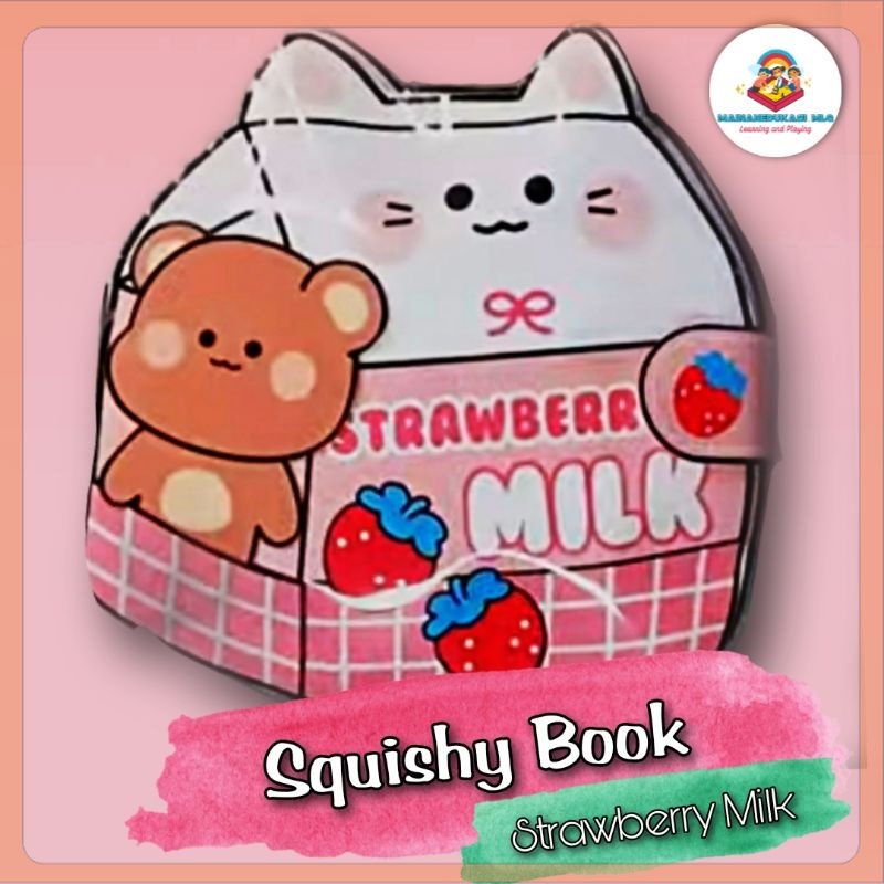 Toca Boca Squishy Book - Strawberry Milk Paper Doll The Most Popular ...