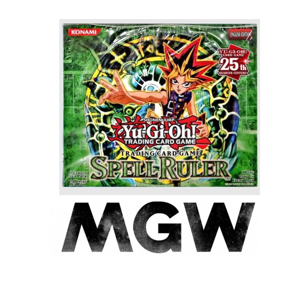 Yu-Gi-Oh spell ruler sealed deals booster box 25th anniversary