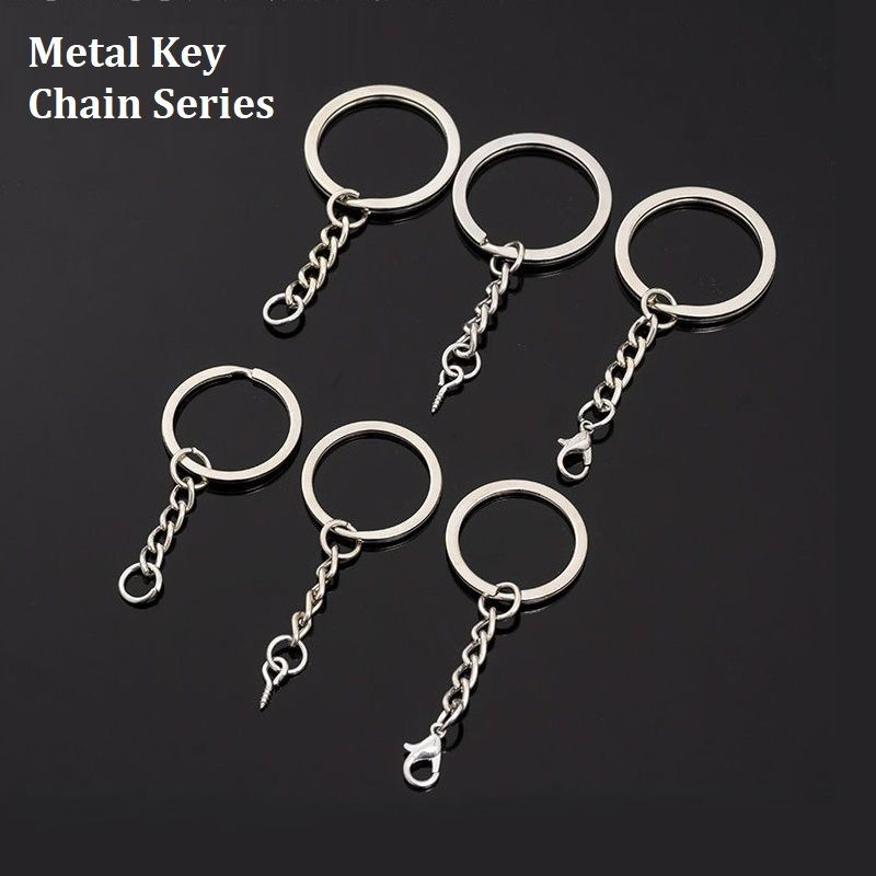 100 Pcs Split Ring, Small Key Rings Bulk Split Keychain Rings DIY Craft  Metal