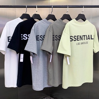 Men T-shirt FOG Essentials 3M Reflective Letter Los Angeles T