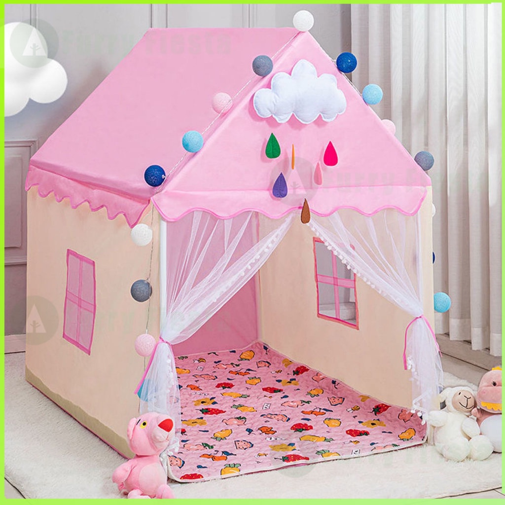 Kids Large Play Tents Oversize Playhouse Tent for Kids Indoor Princess ...