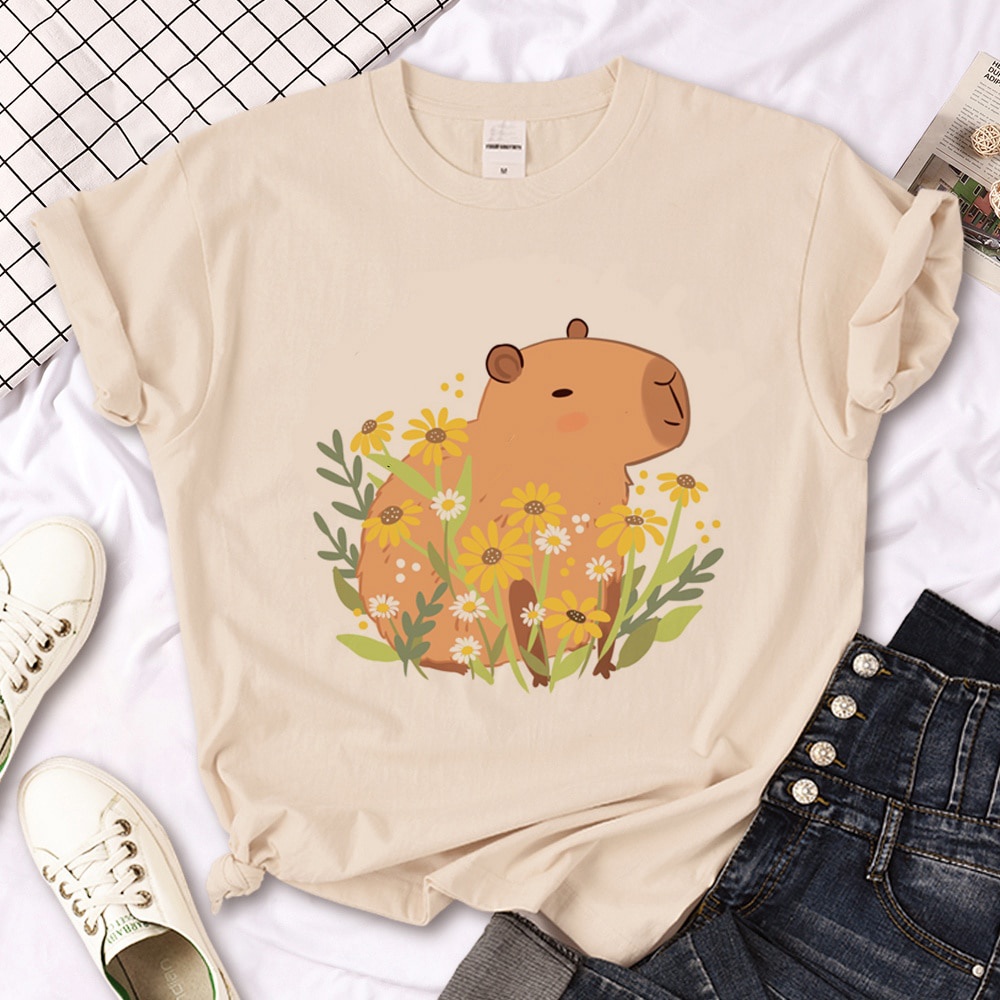 Capibara Capybara Tshirts Men Y2K Designer Tshirt Y2K 2000S Japanese ...