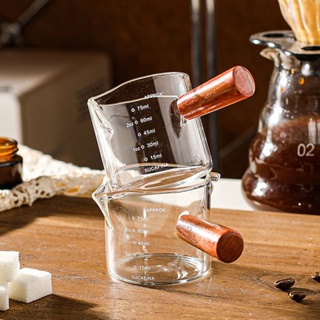 1pc Shot Glasses Measuring Cup Espresso Shot Glass Liquid Heavy Glass  Incremental Measurement