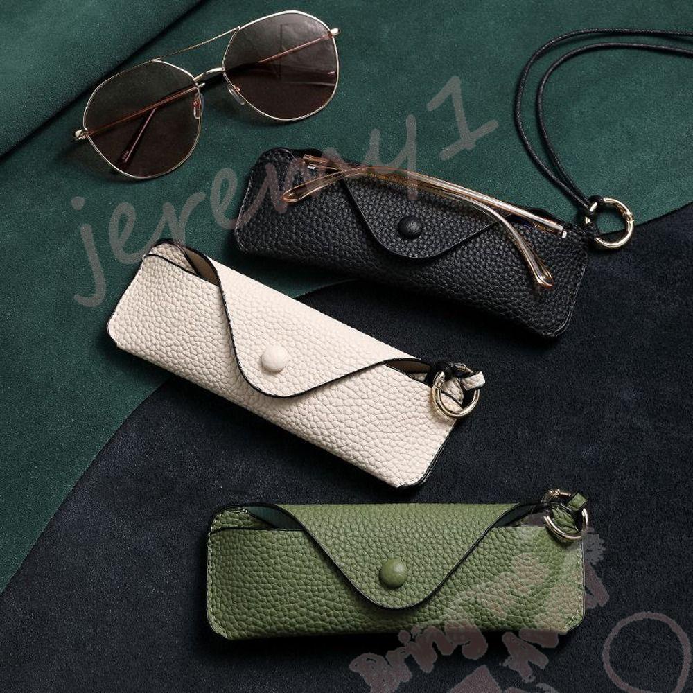 JEREMY1 PU Leather Glasses Case Korean Glasses Box For Men