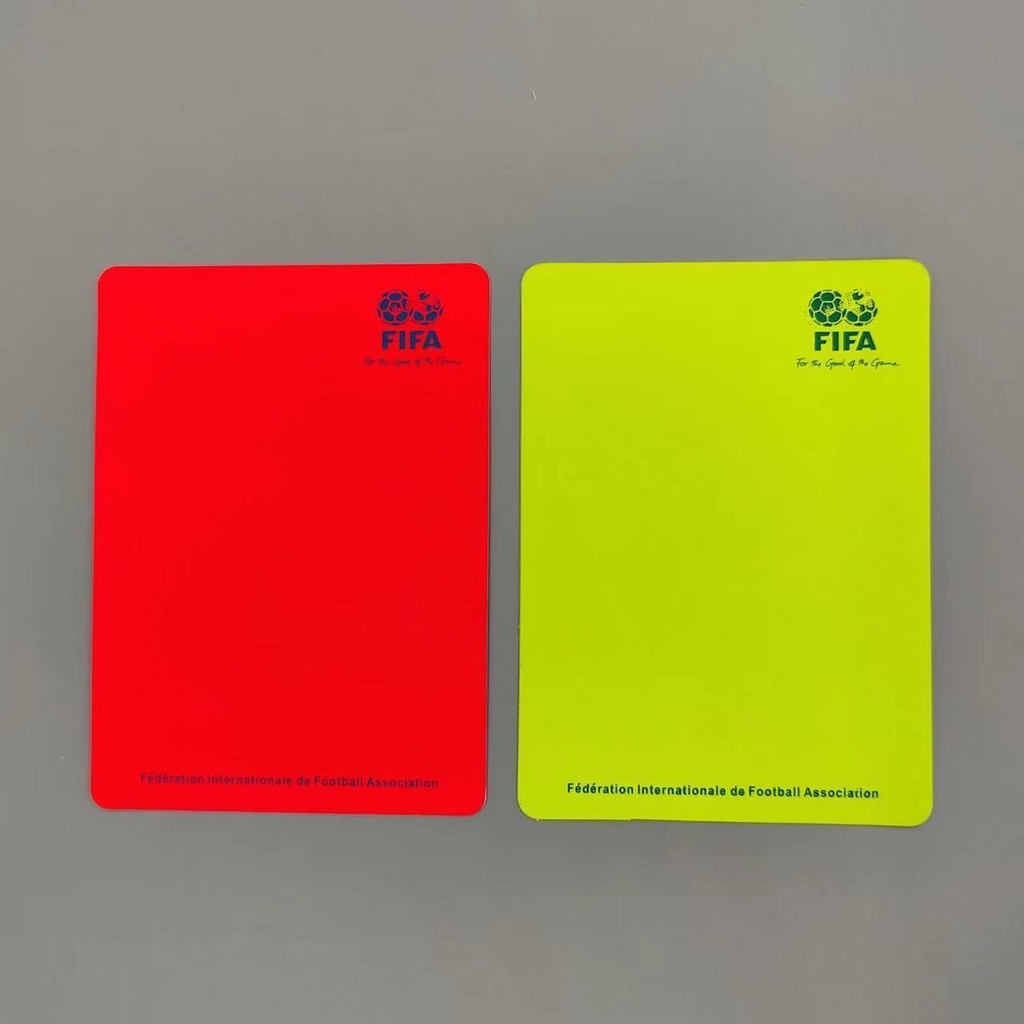 Football Referee Red and Yellow Card Whistle Set with Pen Football