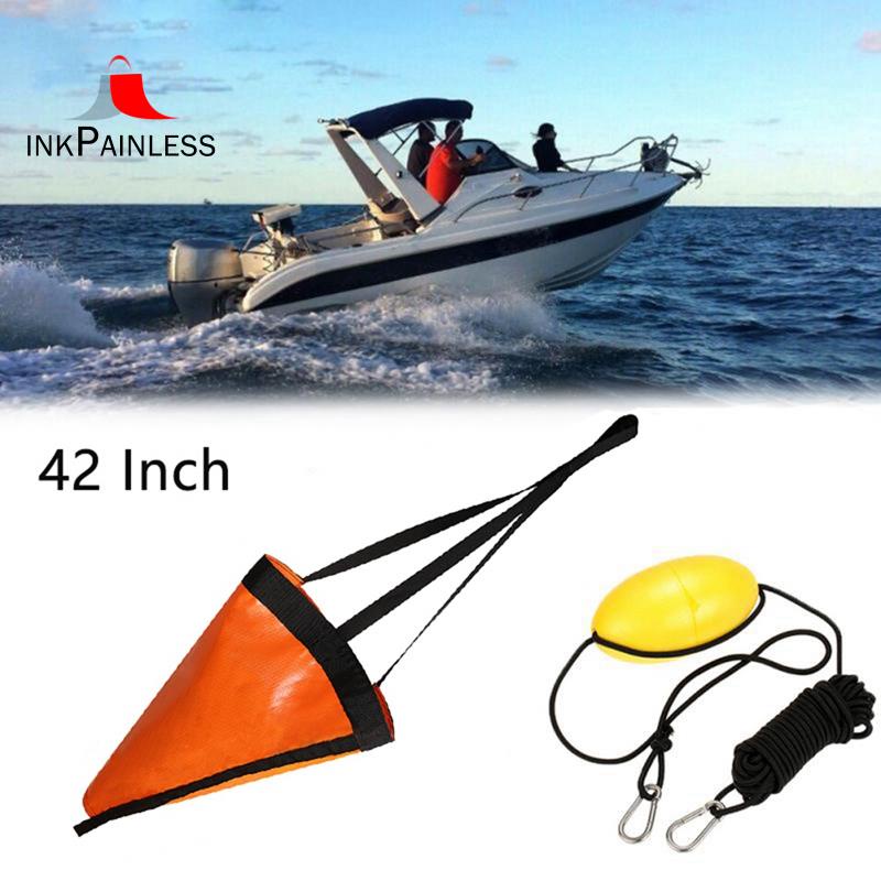 42 Inch Drift Sock Anchor Sea Boat Anchor Drogue Kayak Tow Rope Harness