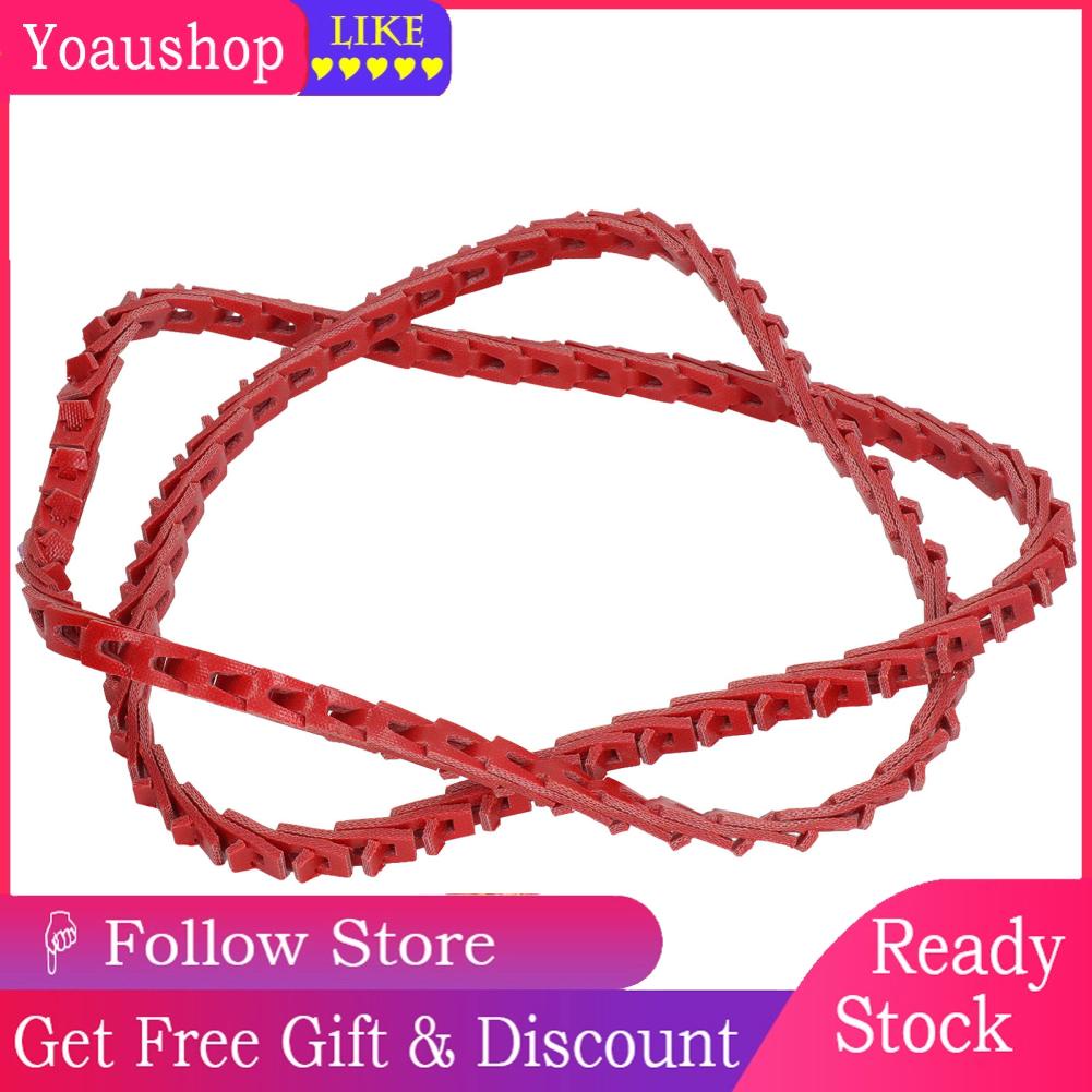 Yoaushop Adjustable Link V Belt 5 Feet Low Elongation Table  V Belt High Strength for Agricultural Equipment