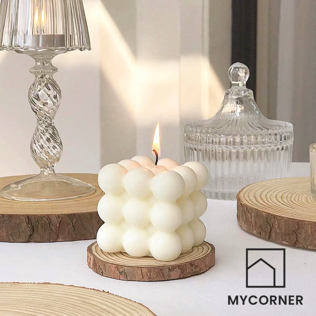 MyCorner SG Stock |  Handmade Soy Wax Candle Creative Rubik's Cube Candle Scented Candle
