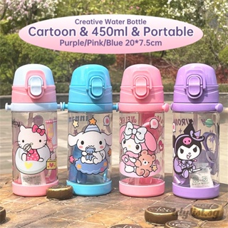 480Ml Kawaii Hello Kitty Sanrio Portable Thermos Mug 316 Stainless Steel  Cute Anime Kuromi Cinnamoroll Kids Water Bottle Gift