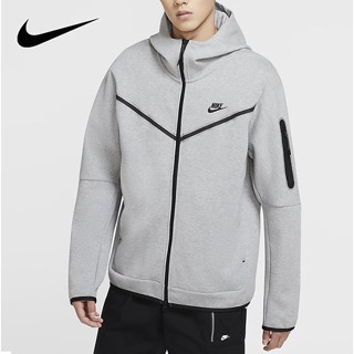 Nike Big Swoosh Large Logo lamb's wool Stay Warm Stand Collar Jacket Black  White DH2474-011