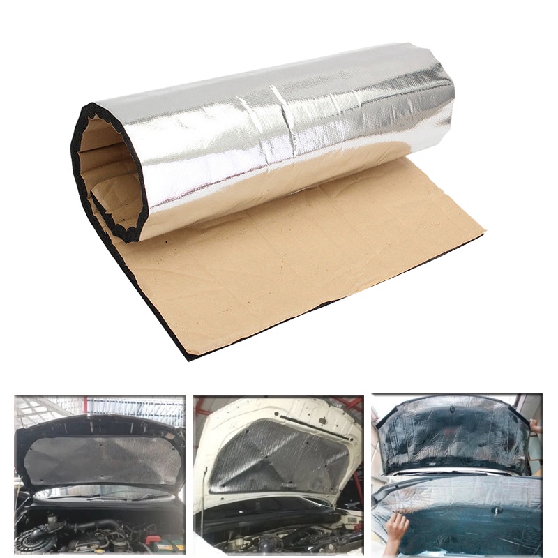 300x50cm Car Truck Soundproofing Mat 5mm Soundproofing Heat Insulation ...