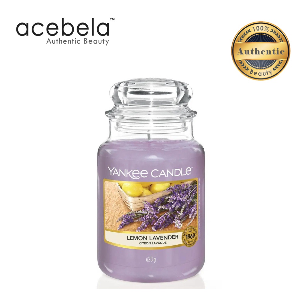 [Home Scent] Yankee Candle Lemon Lavender - Large Jar 623g (100% Authentic from Acebela)