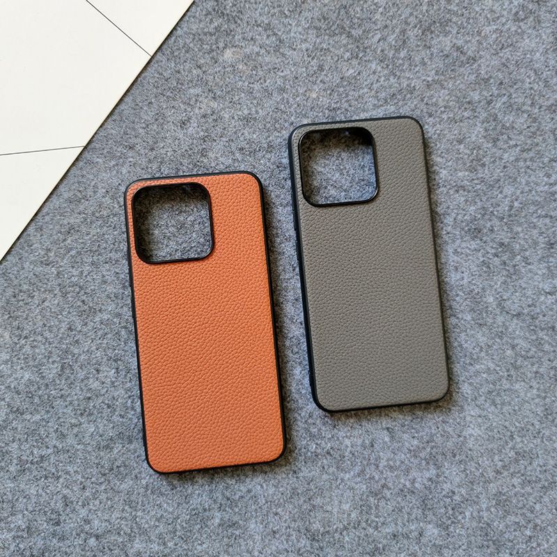 For XiaoMi 13 Lite, Shockproof Business Hybrid Leather Soft Rubber Case  Cover
