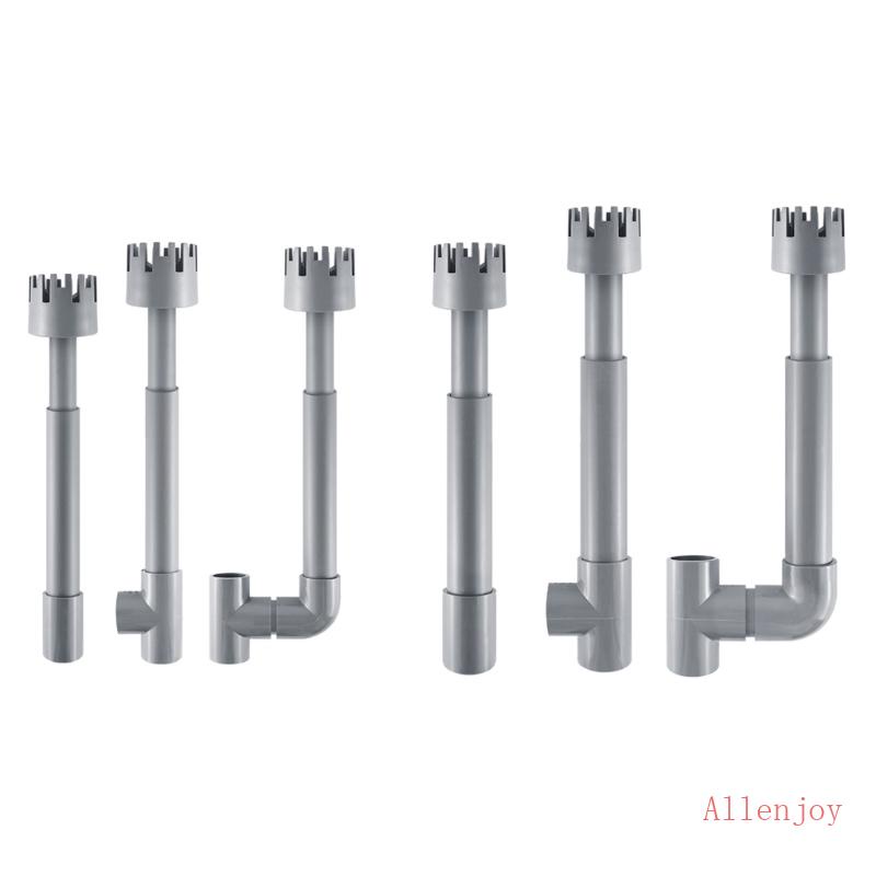 JOY Durable Transparent Aquariums Skimmer with Transparent Pipe Spin