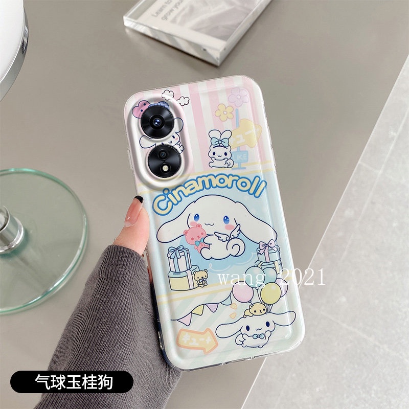 Phone Case OPPOReno8T OPPO A78 A77 Reno8 T Reno7 Z 8Z 5G Lovely Pink Cartoon Bracket Casing Lens Protection Shockproof Soft Cover with Silicone Bracelet