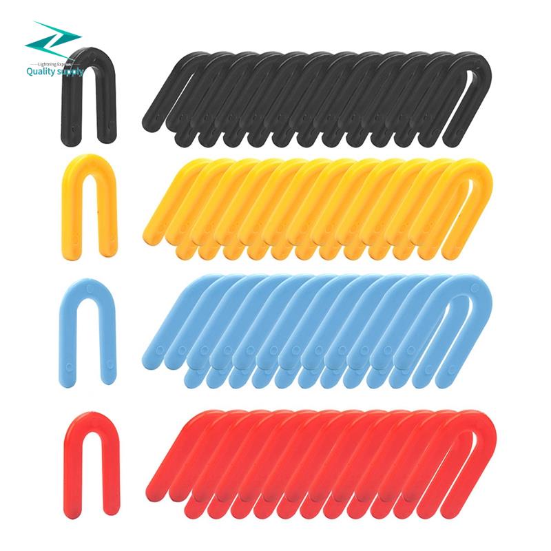 400PCS Plastic Shims Structural Horseshoe Plastic Shims U Tile Plastic