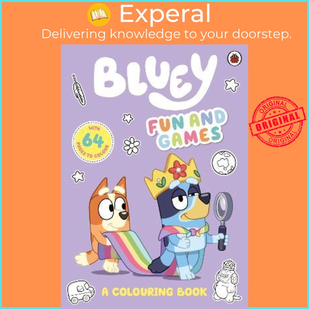 Bluey: Fun and Games: A Colouring Book : Official Colouring Book by ...