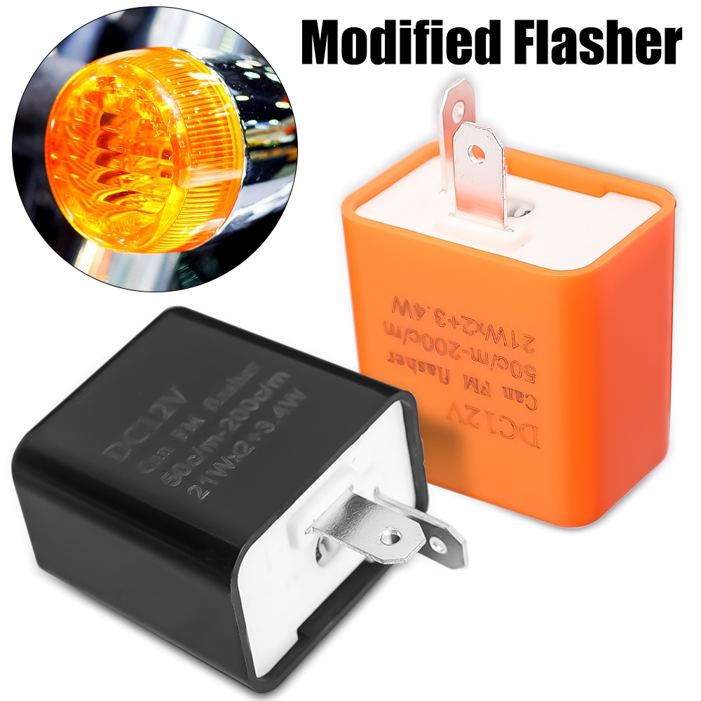 Universal Motorcycle Mounted Frequency Adjustable Light Flasher