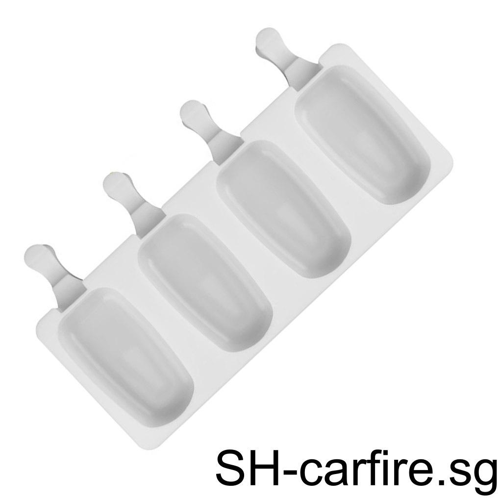 4 Grids Ice Cream Mould WaterIce Silicone Mold Cream DIY Making Tool