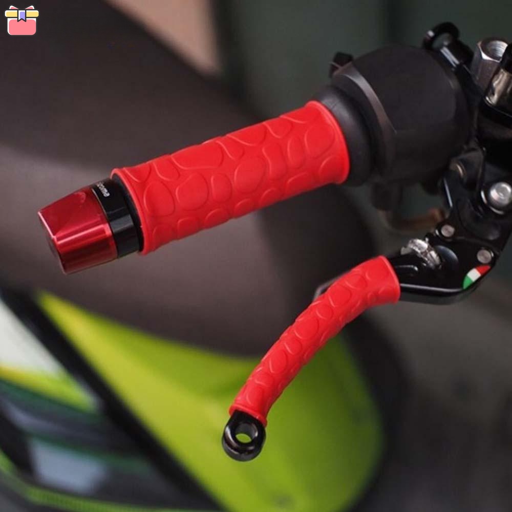 Universal Handle Grip Cover Protector Anti-skid Rubber Bar Motorcycle ...