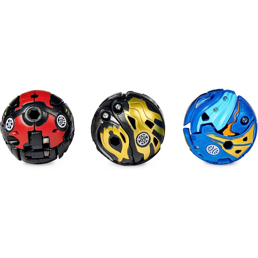 Bakugan Starter Pack 3-Pack, Fused Trox x Nobilious Ultra, Armored ...