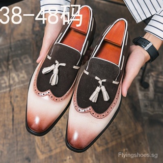 Classic Men's Casual Loafers Driving Shoes Moccasin Fashion Male  Comfortable Autumn Leather Shoes Men Lazy Tassel Dress Shoes