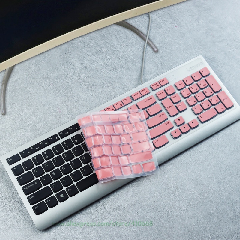 Silicone Keyboard Cover Protector For Lenovo Essential Wireless Keyboard desktop Computer All in