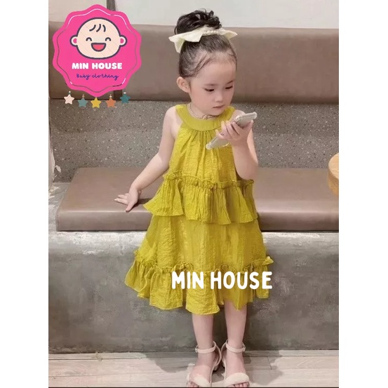 2storey Overalls Dress With Duckweed For Girls To Wear In Summer, Go
