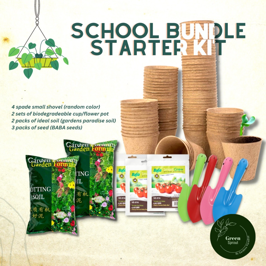 School Bundle Planting Starter Kit By Green Sprout Shopee Singapore