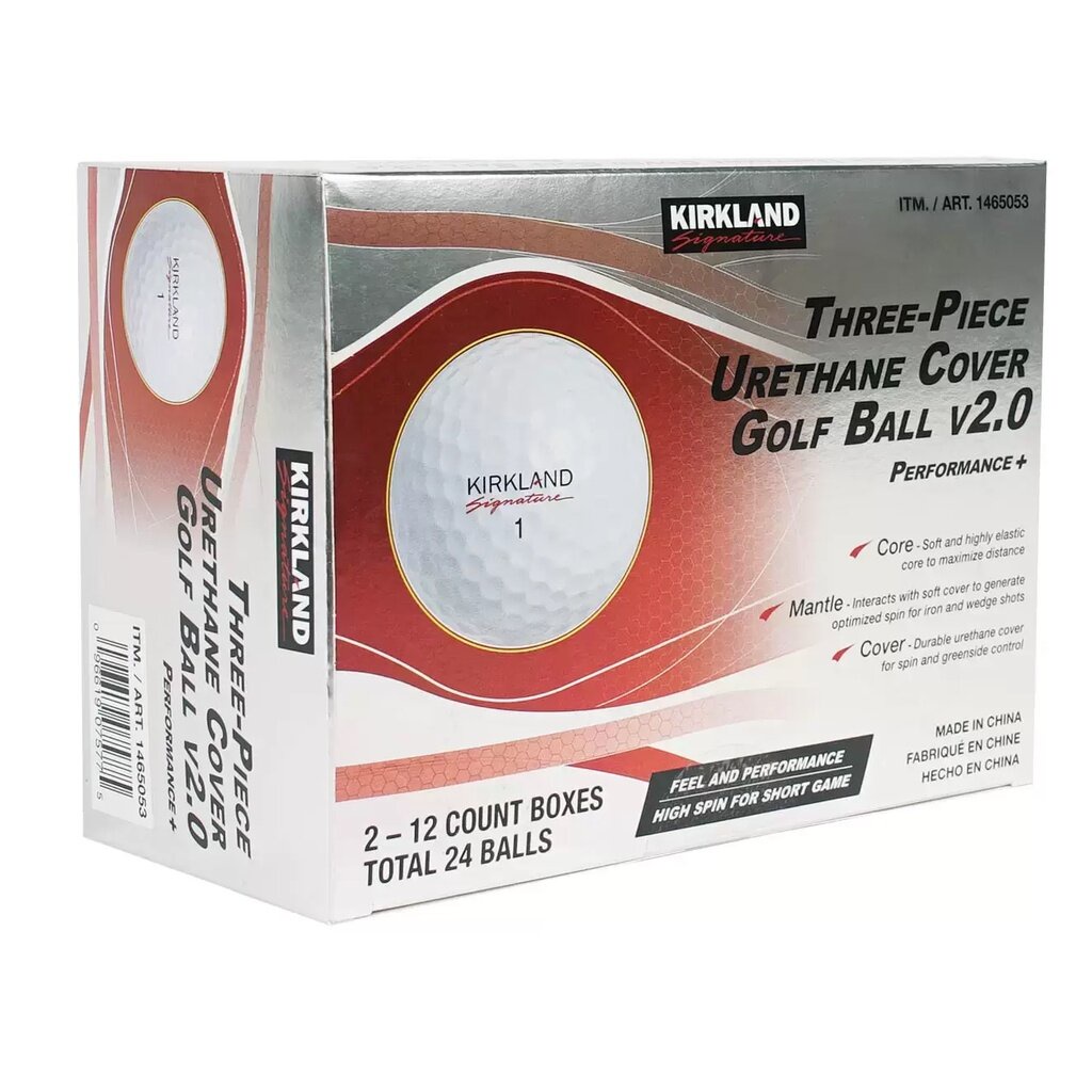 Kirkland Signature 3Piece Golf Ball 24 balls Shopee Singapore