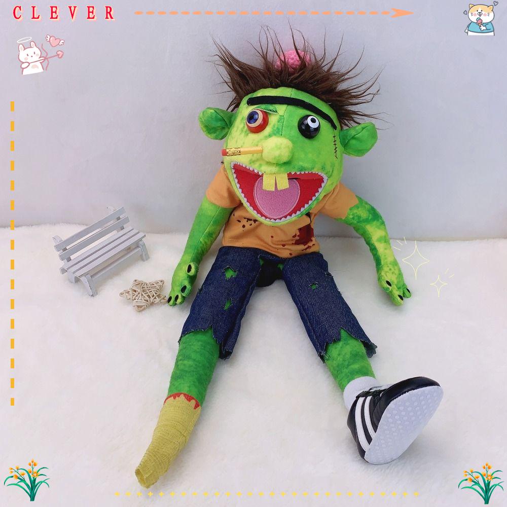 CLEVERHD Jeffy Hand Puppet Plushie Doll, Funny Large Plush Doll, Party