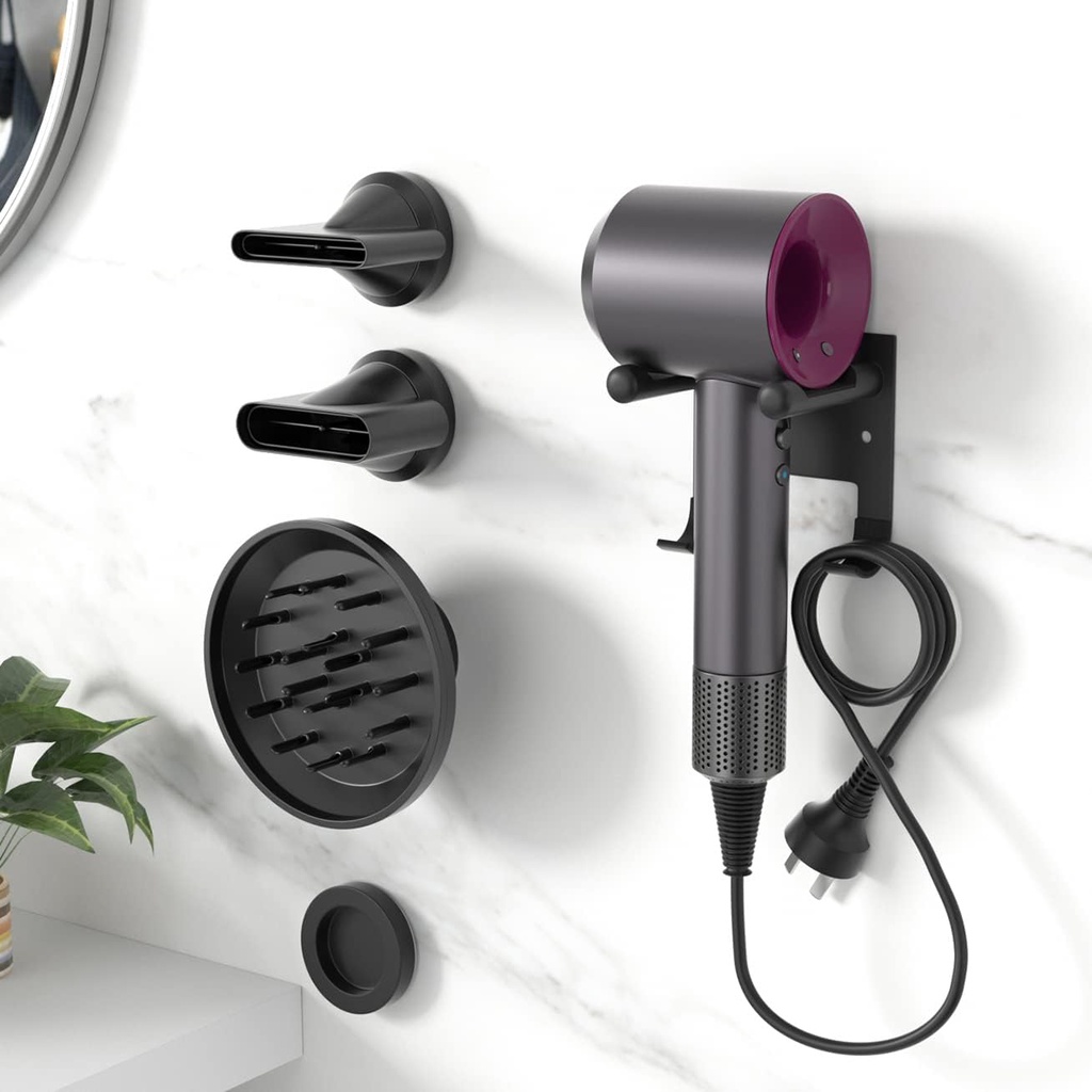 Hair Dryer Holder for Dyson Supersonic, with Magnet Ring for