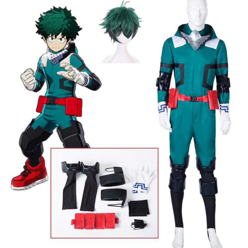 Hot My Hero Academia Izuku Midoriya Costume Boku No Hero Academia Deku ...