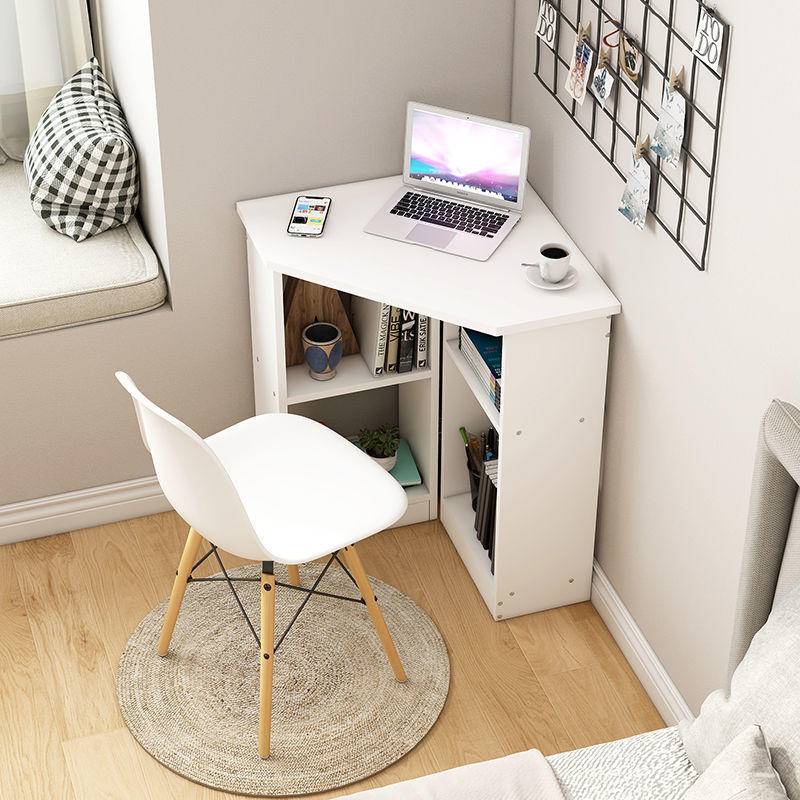 Corner desk bookshelf combination integrated bookcase study student
