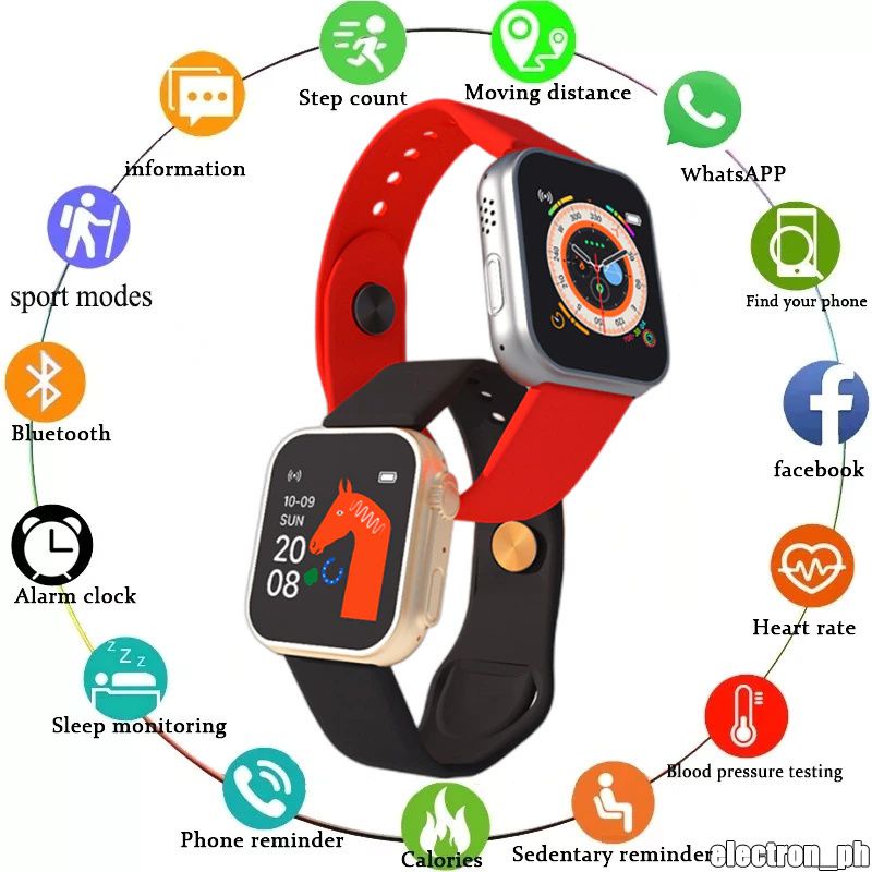 2023 Smartwatch Y68/D20 Ultra Smart Bracelet Music Calories Sleep