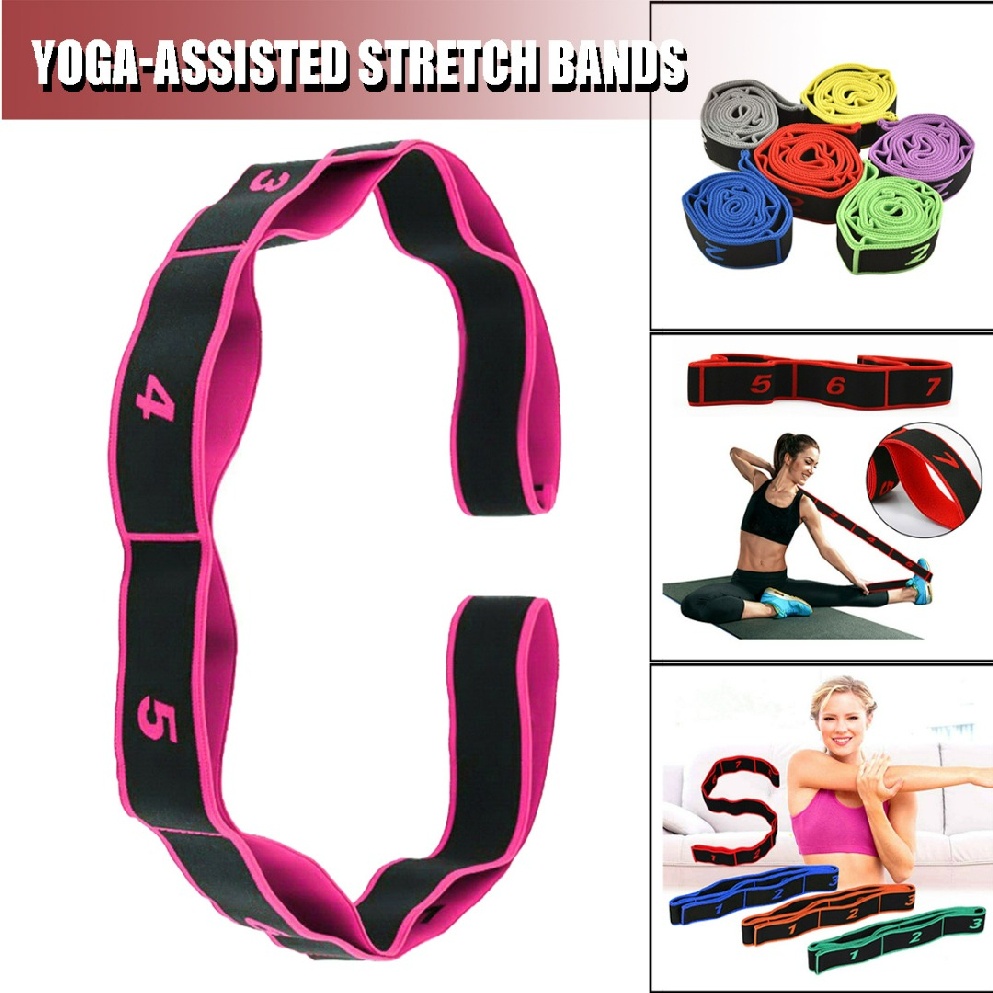 3pcs Yoga Rally Band Polyester Cotton Dance Stretch Band for