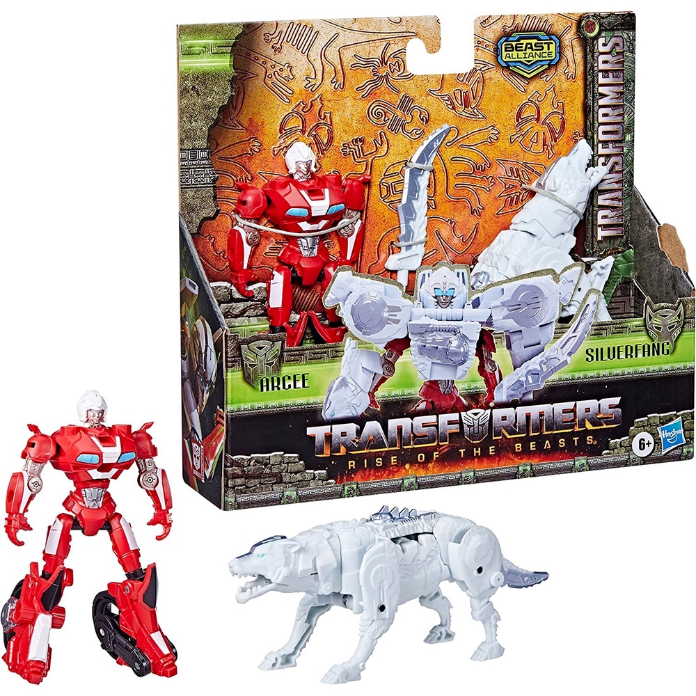 Transformers Rise of The Beasts Beast Alliance Arcee & Silverfang Action Figure Shopee Singapore