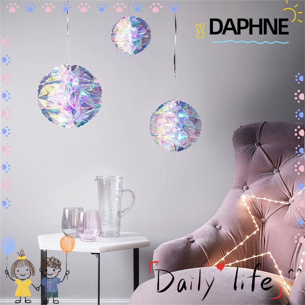 DAPHNE Home Decoration Paper Hanging Ball Birthday Decoration Rainbow