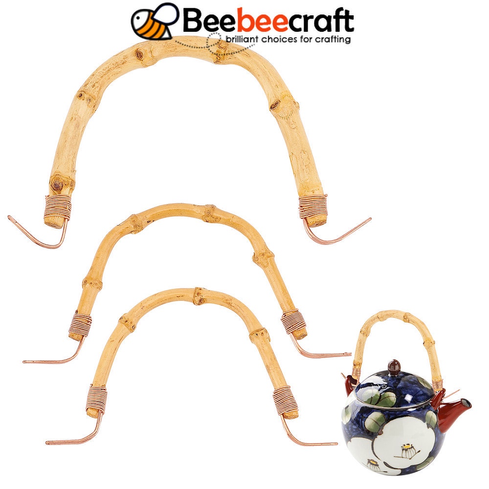 1 Bag 3 Sizes Teapot Handle Replacement Bamboo UShape Handle Pottery