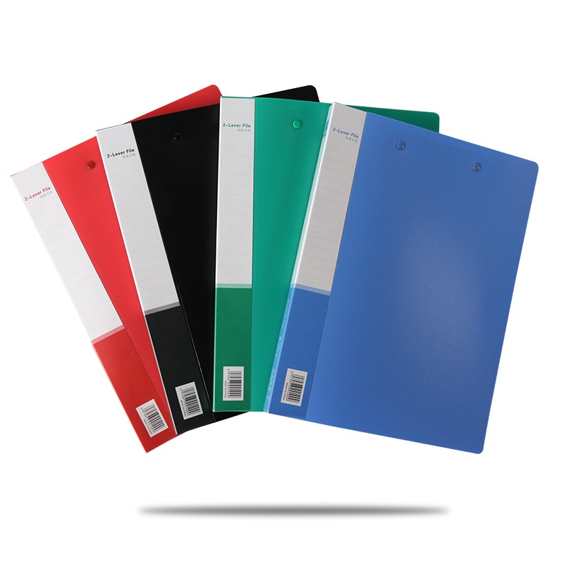 A4 Double Strong Clips File Folder Report Cover, Punchless Binder