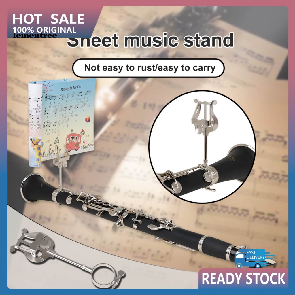 Sheet Music Clip Holder Electroplating Process Rustproof Compact