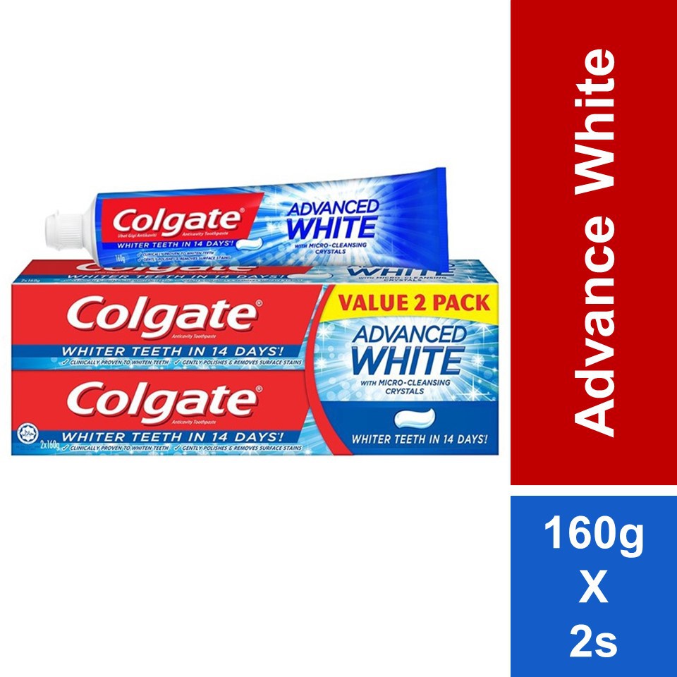 Colgate Advanced White Whitening Toothpaste | Shopee Singapore