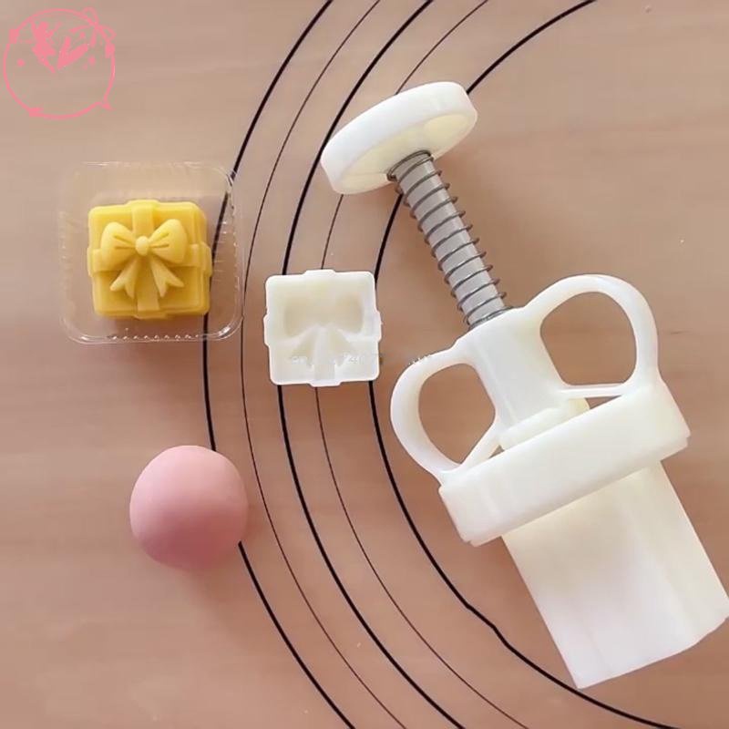 20g Mini Mother's Day Gift Mooncake Mold Bow Shape Valentine's Day