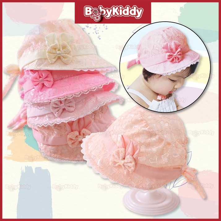Adjustable Baby Girl Cute Lace Newborn Baby Hat Princess Hat Rabbit Hat ...