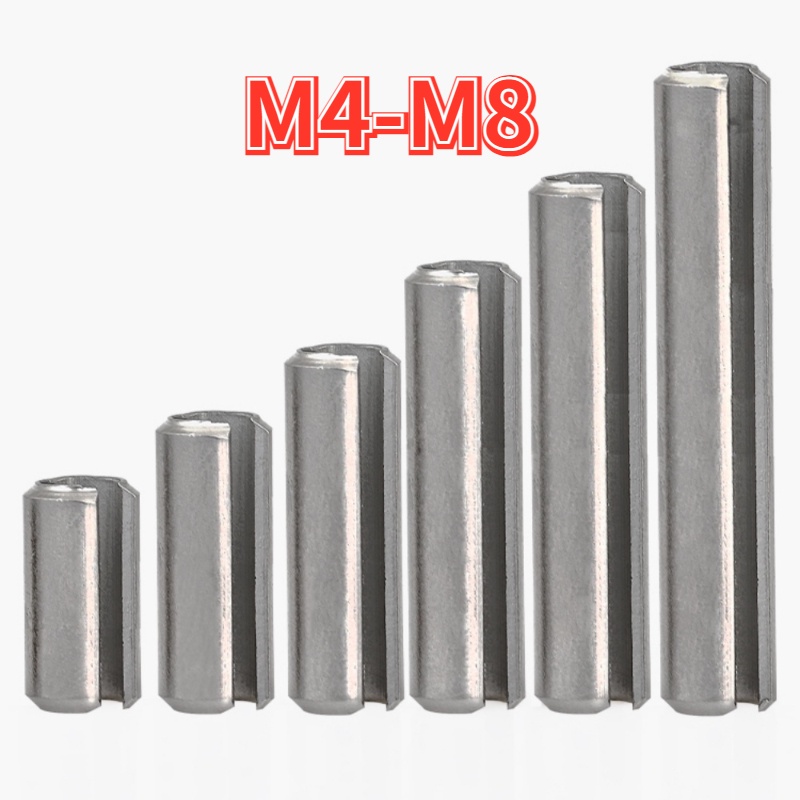 [XJK] 304 Stainless Steel Elastic Pin Open Pin Cylindrical Pin